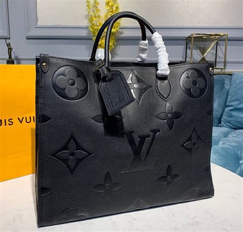 louis vuitton black medium bag.